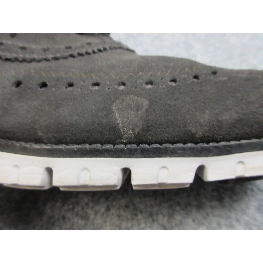 Cole Haan ZeroGrand Shoes Mens Size 13 Gray Suede Wingtip Oxford Casual C30278